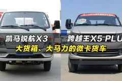 大货箱、大马力的微卡货车：长安跨越王X5 Plus、凯马锐航X3