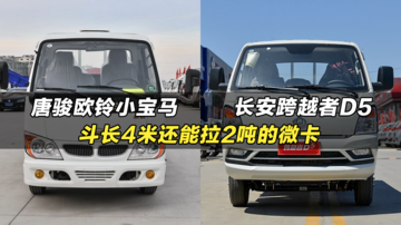 斗长4米还能拉2吨的微卡：长安跨越者D5、唐骏欧铃小宝马