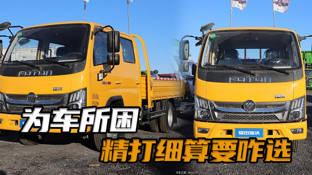 好开实惠的蓝牌货车！能拉还要双排能坐5人，福田旗下众品牌哪款合适