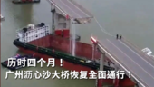 历时四个月！广州南沙沥心沙大桥正式恢复全面通行！