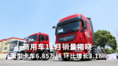 商用车11月销量揭晓重型卡车6.85万辆 环比增长3.18%