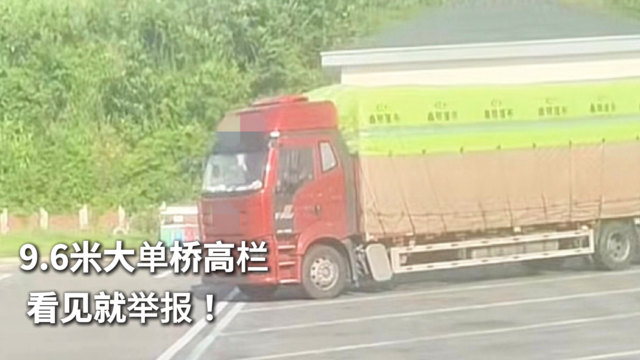 9.6米大单桥高栏 看见就举报！