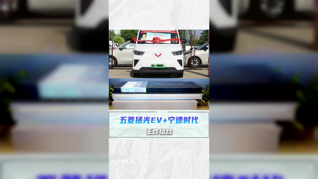 五菱扬光EV配宁德电池！310km续航，15分钟快充超惊艳