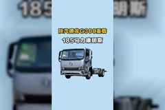 康明斯185马力峰值扭矩550牛米，陕汽德龙G300重载版实车配置介绍