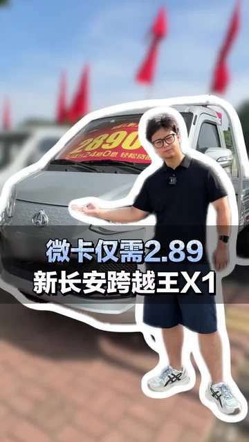 微卡仅需2.89，蓝牌小货车推荐，新长安跨越王X1