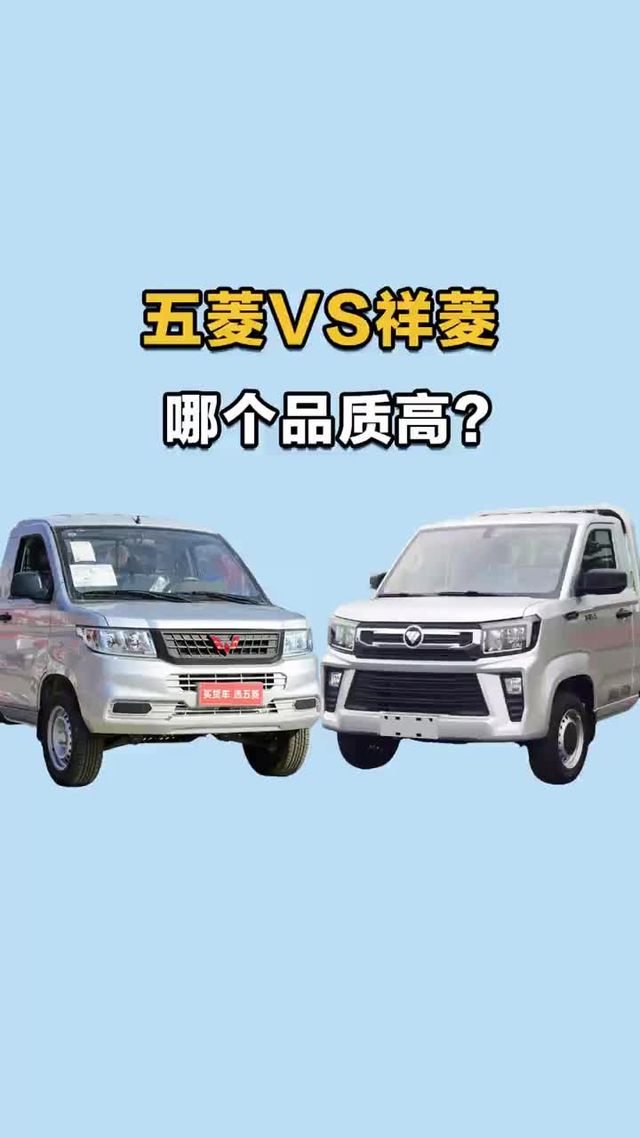五菱VS祥菱谁是微卡王者？