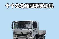 十个左右，康明斯发动机，福田奥铃CTV
