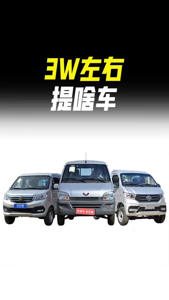 3个左右能选啥小货车？盘点几款性价比超高小货车