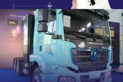 陕汽M3000E换电牵引车亮相，子母共电续航翻倍