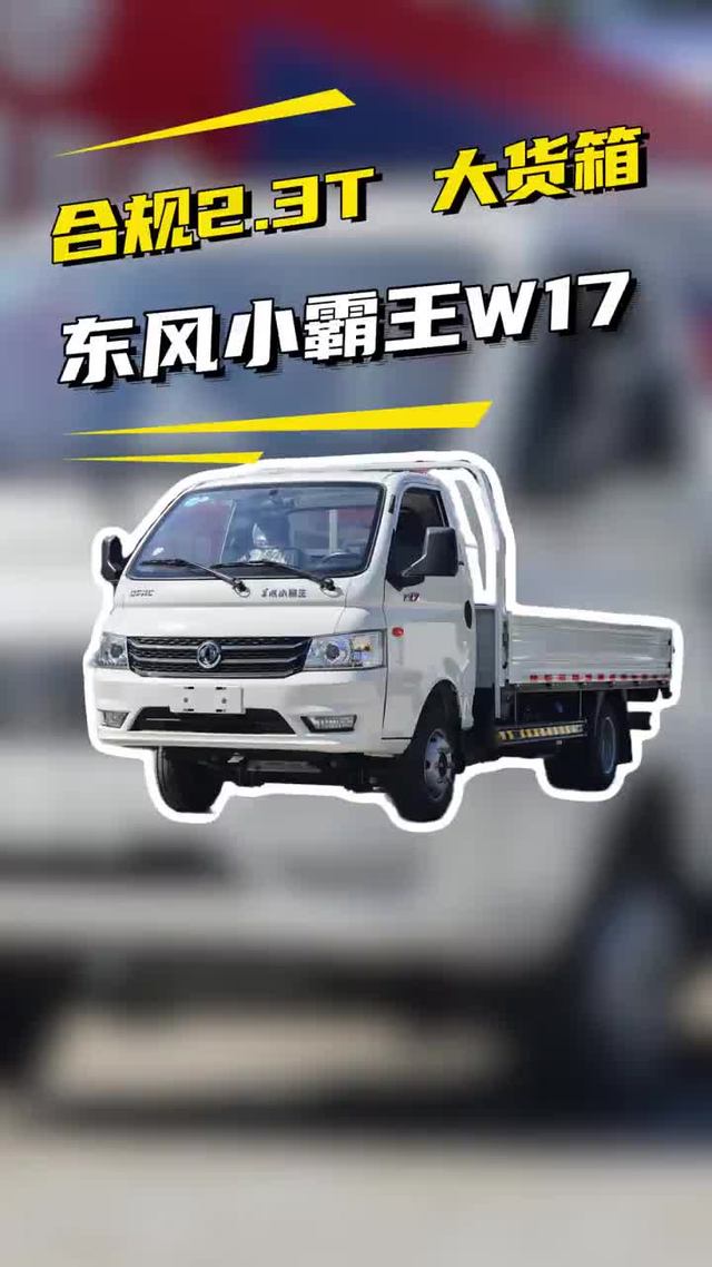柴油合规拉2.3吨，东风小霸王W17柴油版能拉多重呢
