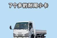 7 个多的耐用小卡，庆铃五十铃 100P 畅行版