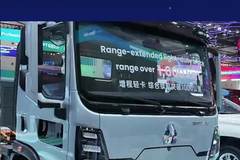 烧油发电续航1000公里，重汽汕德卡C3H油电增程轻卡新车