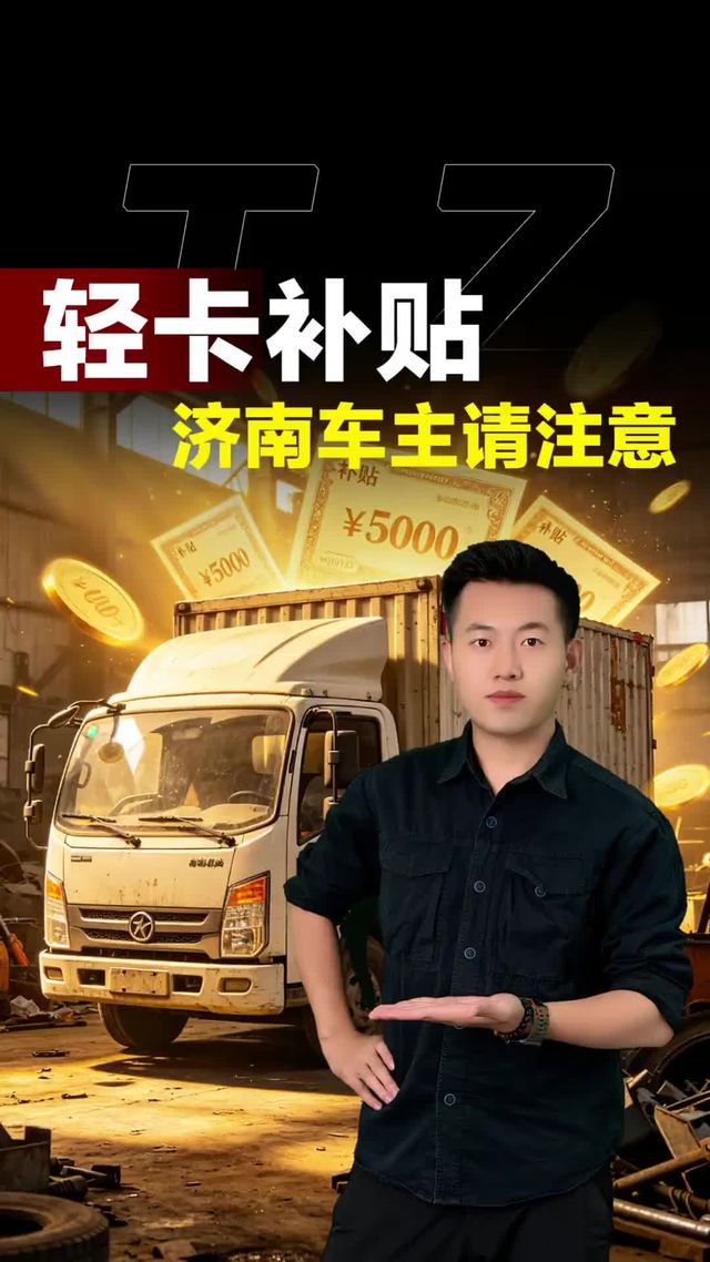 最高 3.3万！济南国四非营运柴油轻卡补贴细则，这4个条件缺一不可！