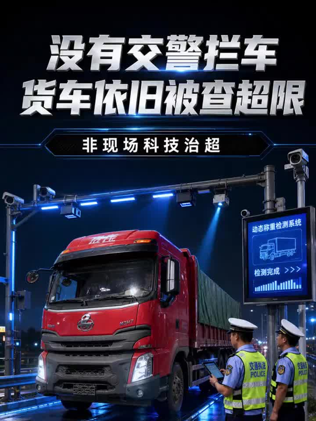没有交警拦车，货车怎么被查超限？四川新方式来了！