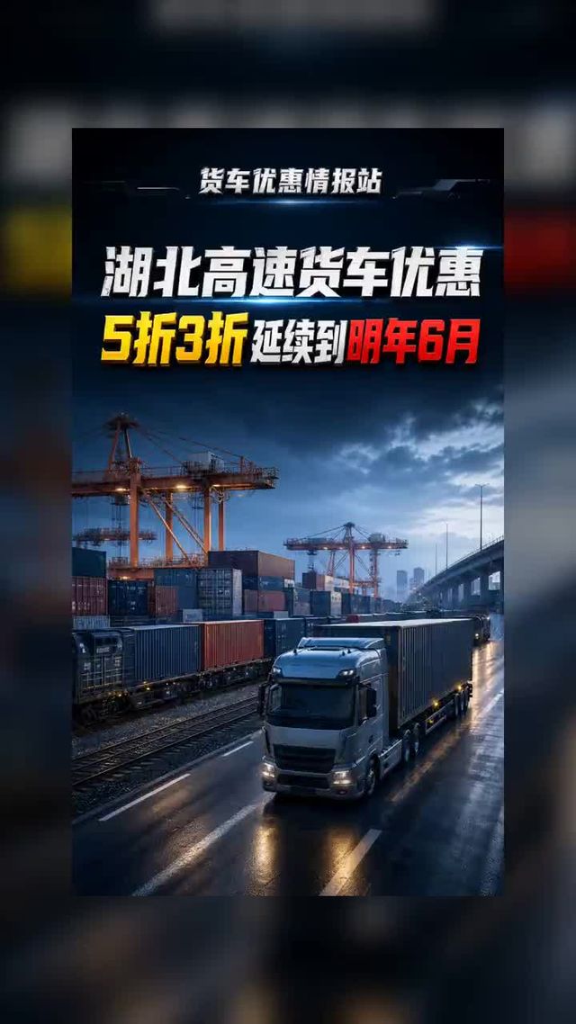 湖北货车 这些高速优惠延期了！