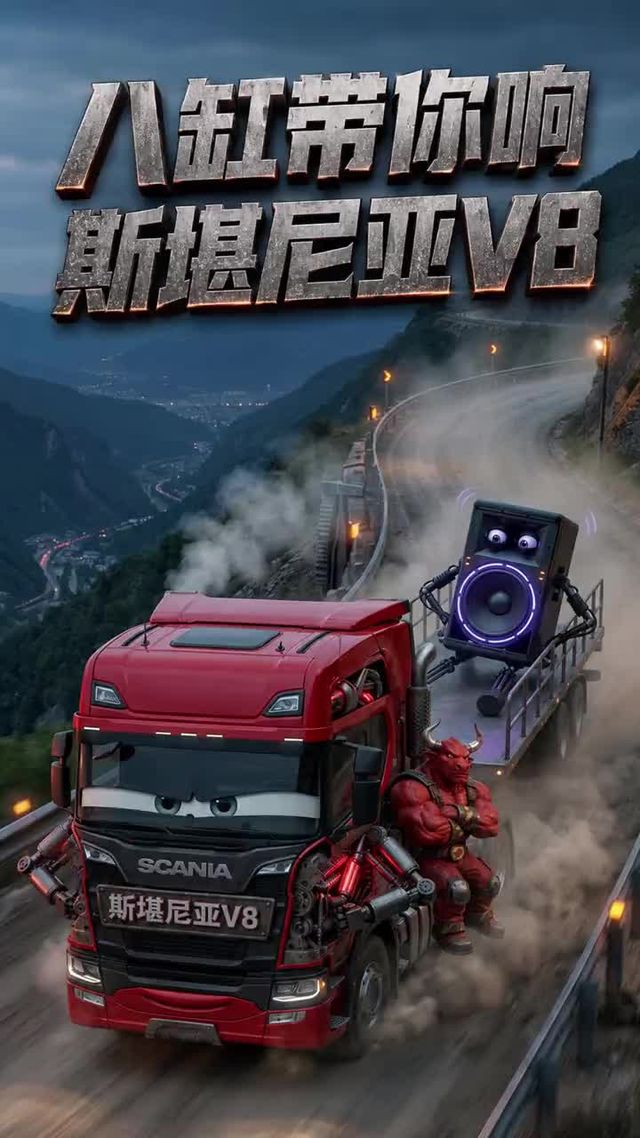 八缸带你响,斯堪尼亚V8