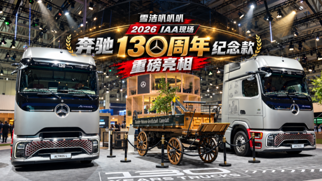 2026IAA现场|奔驰130周年纪念款重磅亮相