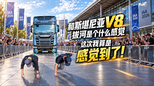 和斯堪尼亚V8拔河是个什么感觉 这次我算是感觉到了!