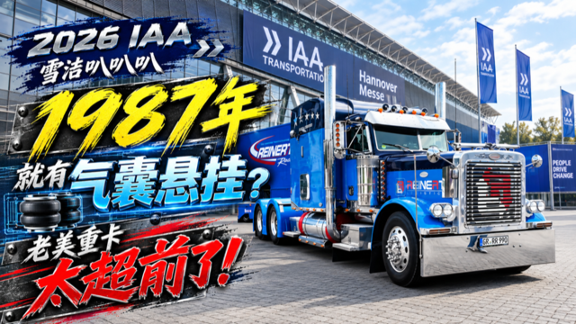2026IAA｜1987年就有气囊悬挂？这台美式重卡太超前了！