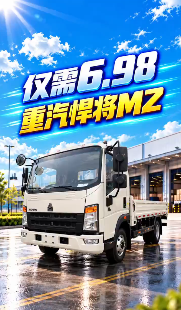 轻卡仅需6.98，重汽豪沃悍将M2配置介绍