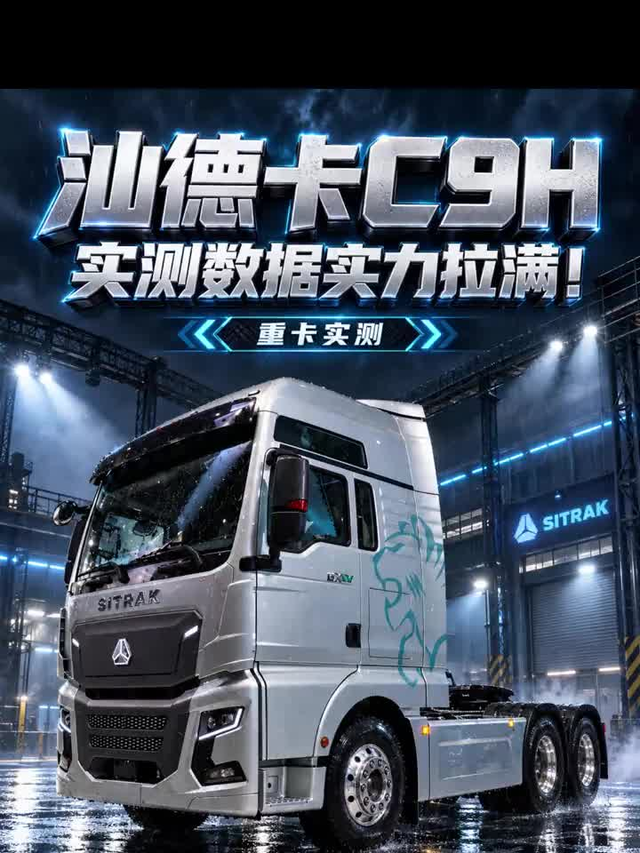 1135马力+75000牛米！汕德卡C9H实测数据实力拉满！