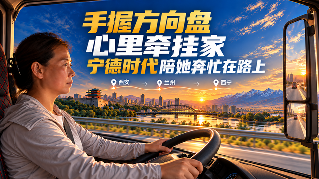 手握方向盘 心里牵挂家 宁德时代陪她奔忙在路上