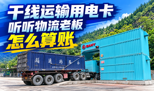 干线运输用电卡，听听物流老板怎么算账