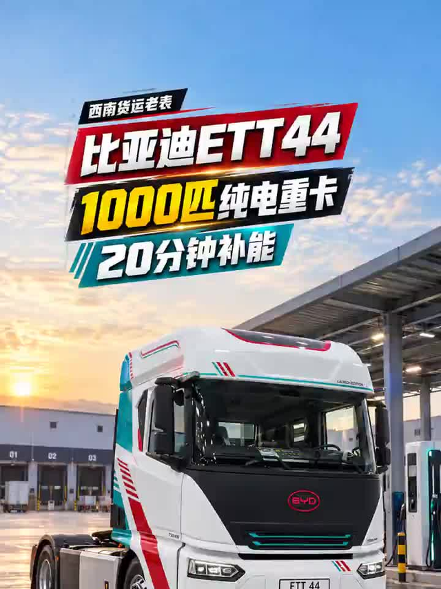 1000匹+600公里续航，比亚迪ETT44这套配置能打吗？