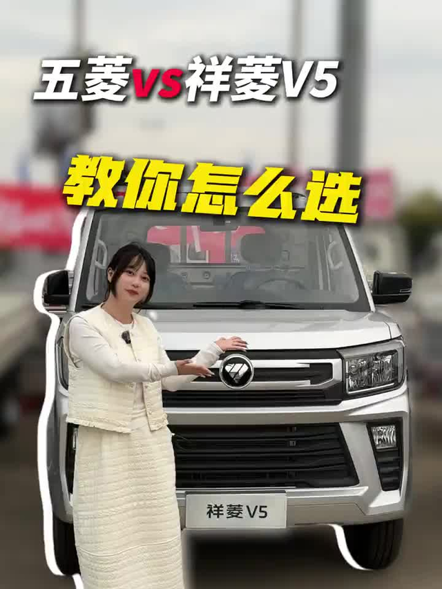 五菱荣光新卡和祥菱V5怎么选?